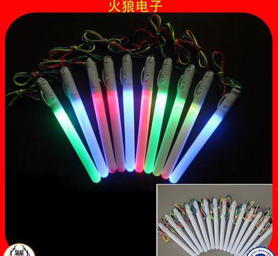 上海广告赞助礼品发光棒 电子发光棒带挂绳工厂直供，价格图片与厂家一览